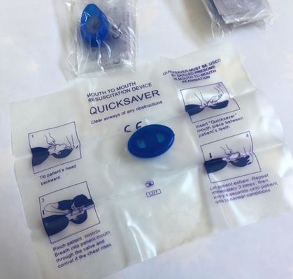 Mund der ersten Hilfe zum Mund CPR-Gesichts-Schild-Blatt-Wiederbelebungs-Gesichts-Schild
