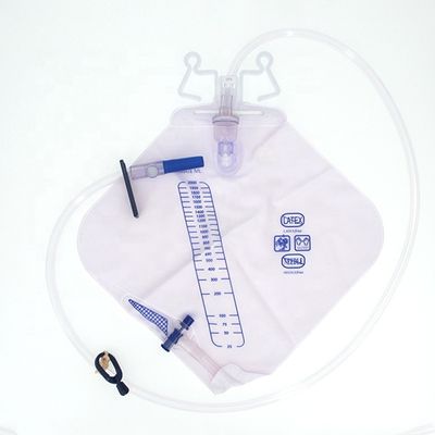 Schrauben-Ventil-Wegwerfnachturindrainagebeutel 4000ml