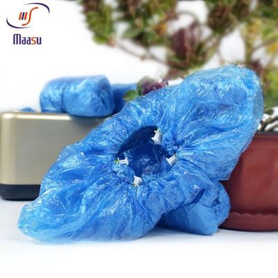 bedeckt wasserdichter Wegwerfschuh 2.5g PET CPE-Schuh-Abdeckungs-Blau