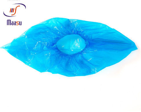 bedeckt wasserdichter Wegwerfschuh 2.5g PET CPE-Schuh-Abdeckungs-Blau