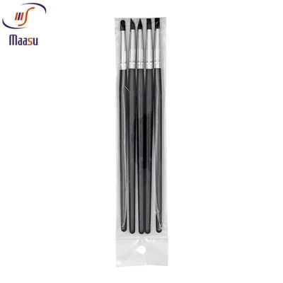 Schwarze zahnmedizinische Bürste Pen Periodontal Tool des Silikon-5pcs