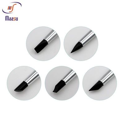 Schwarze zahnmedizinische Bürste Pen Periodontal Tool des Silikon-5pcs