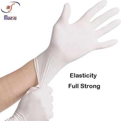 Freier Latex-chirurgische Handschuhe des Pulver-EN455, Wegwerflatex-Arbeits-Handschuhe