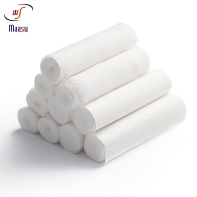 Elastisches starkes Weiß 45% Baumwollmedizinisches Gauze Bandages PBT