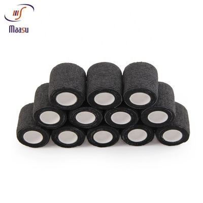 Baumwolle Unpatterned medizinischer Gauze Bandage Stretch Breathable Black