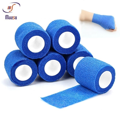 Baumwolle Salband-feste blaue Mesh Medical Gauze Bandages 55% Viskose-45%