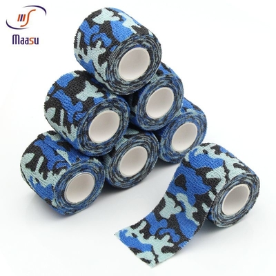 Blaues Hintergrund-Muster medizinischer Gauze Bandage Pure Cotton High Breathable